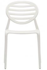 Модерен бял стол